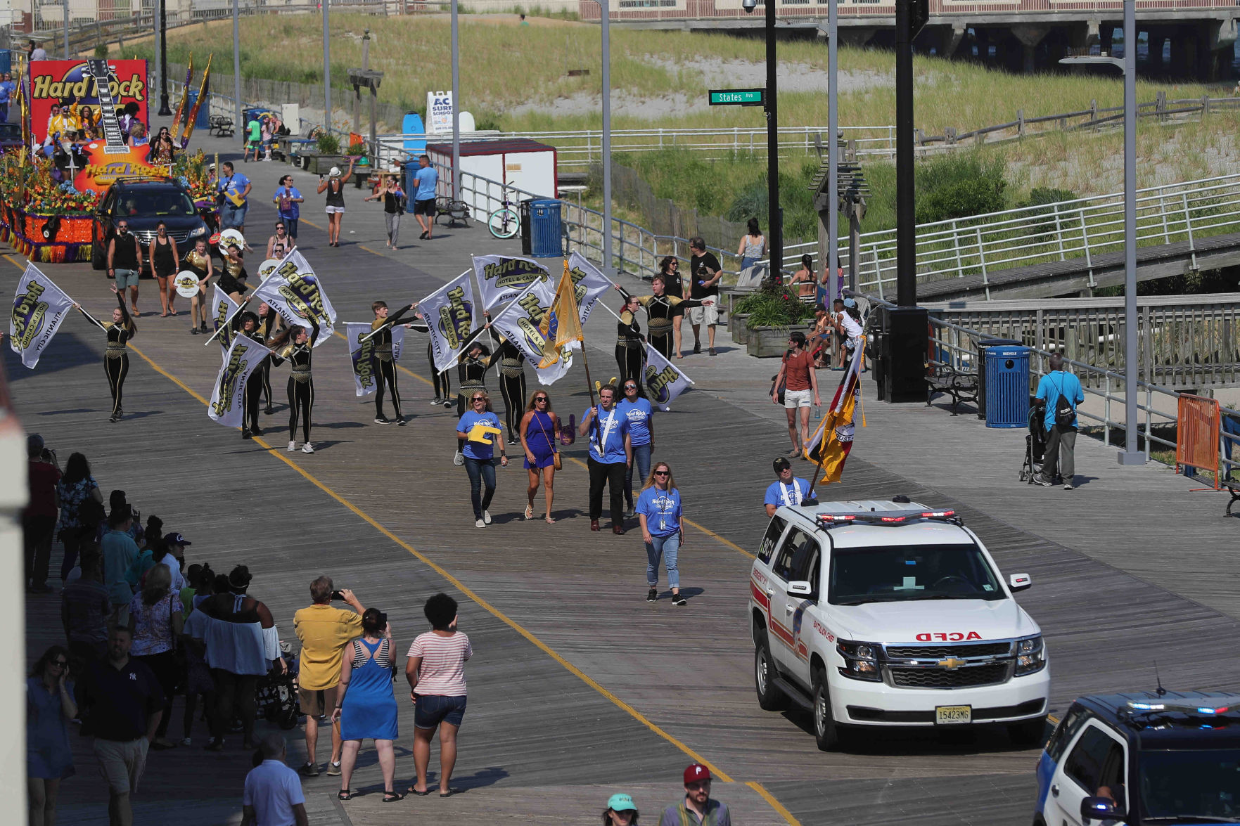 Hard Rock celebrated its one-year anniversary with Boardwalk parade
